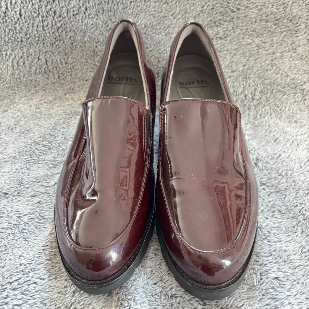 Earth Womens Shoes‎ 10M Burgundy Preppy Old Money Church Career Academia 19033